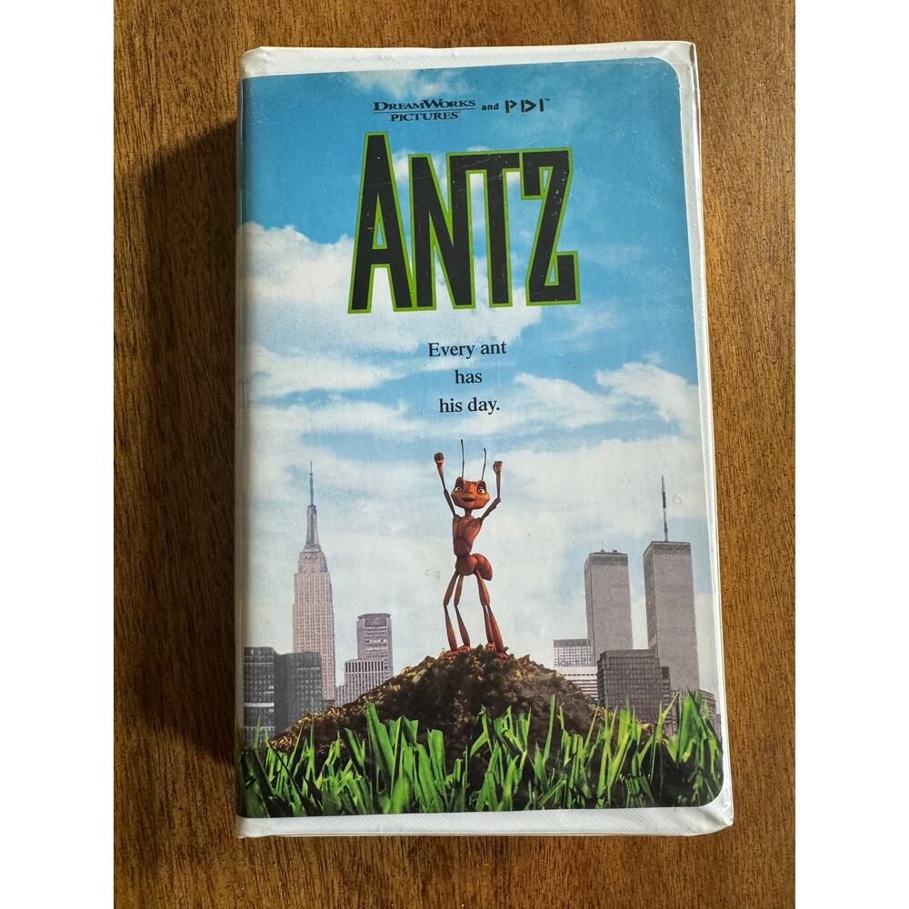 Antz VHS 1999 DreamWorks Animated Movie Clamshell Case